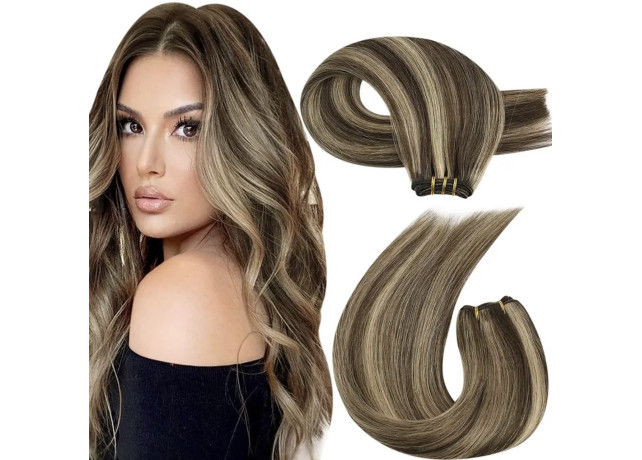 Clip On DeLuxe Drept Black Collection Balayage #4 #12
